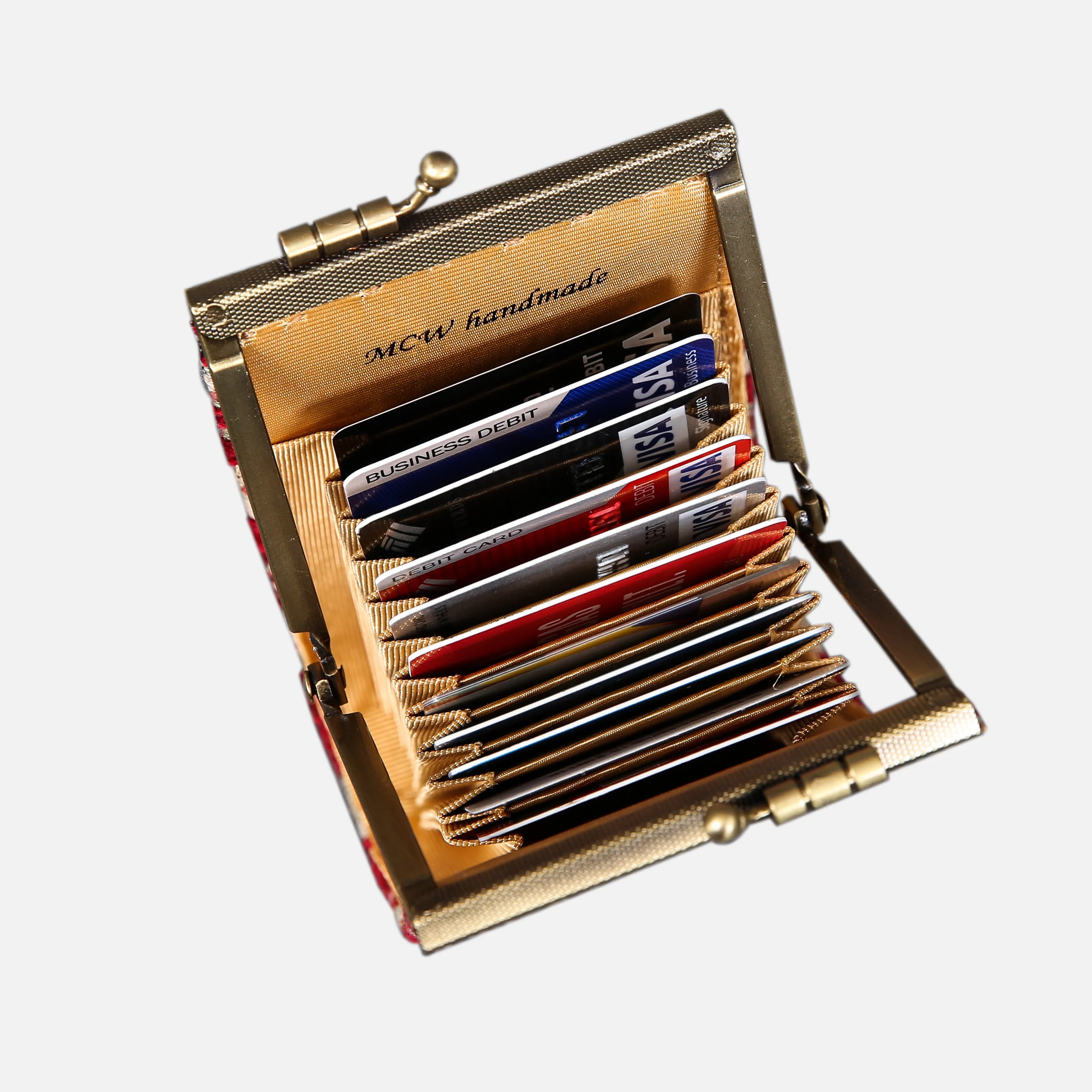 Traditional Red Card Wallet - Image 6