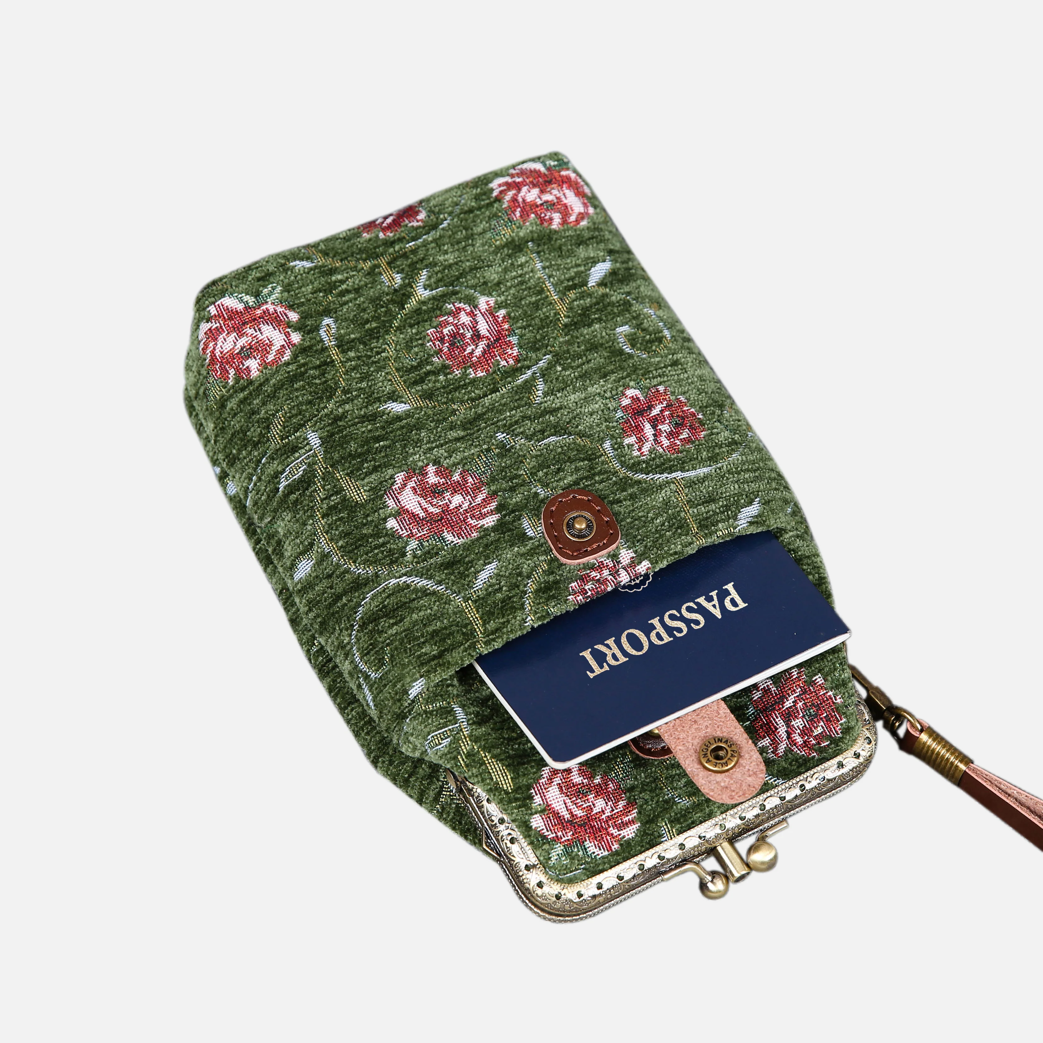 Rose Series Arugula Green Carpet Phone Case - Image 5