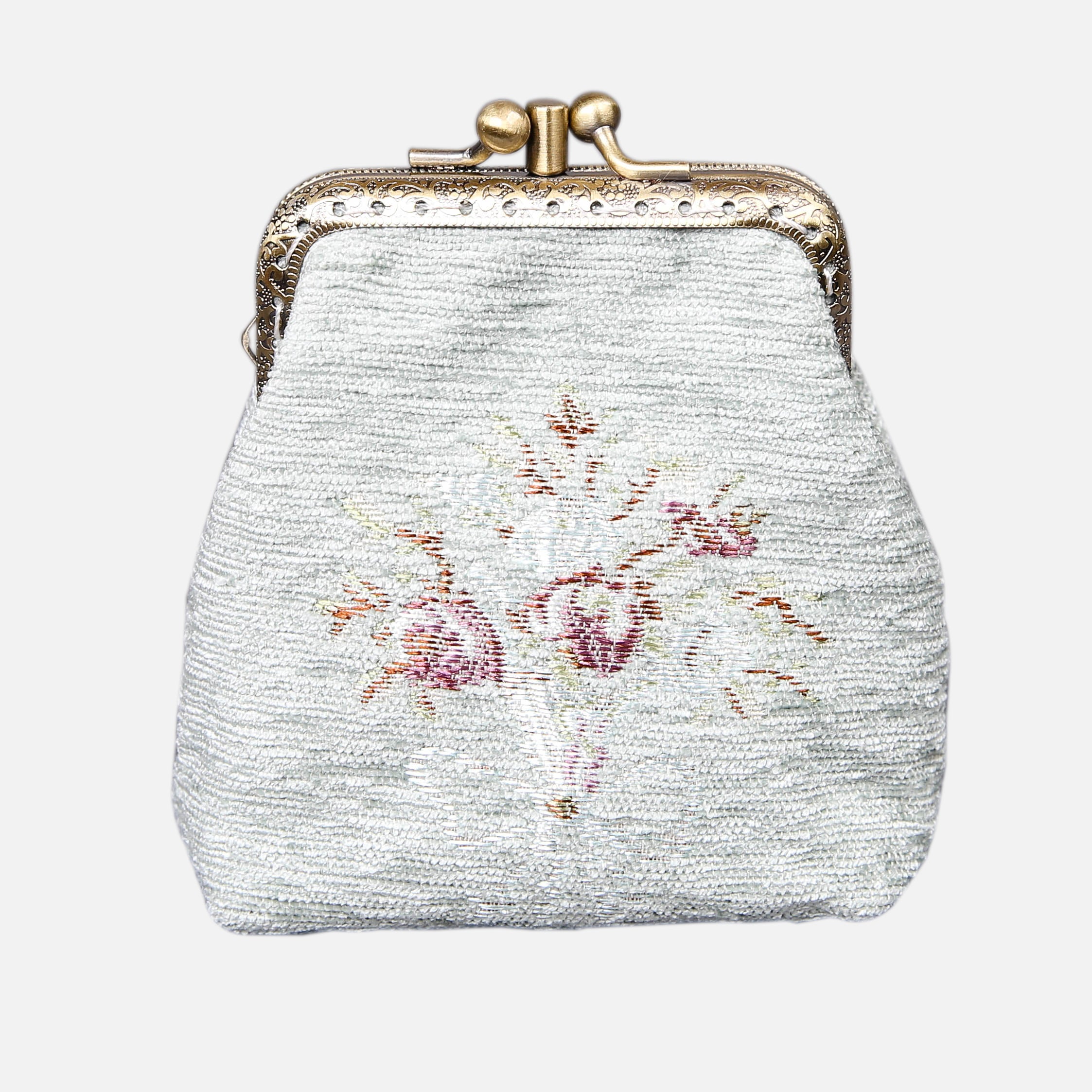 Bouquet Pattern Series Double Kiss Clasp Coin Purse - Image 3
