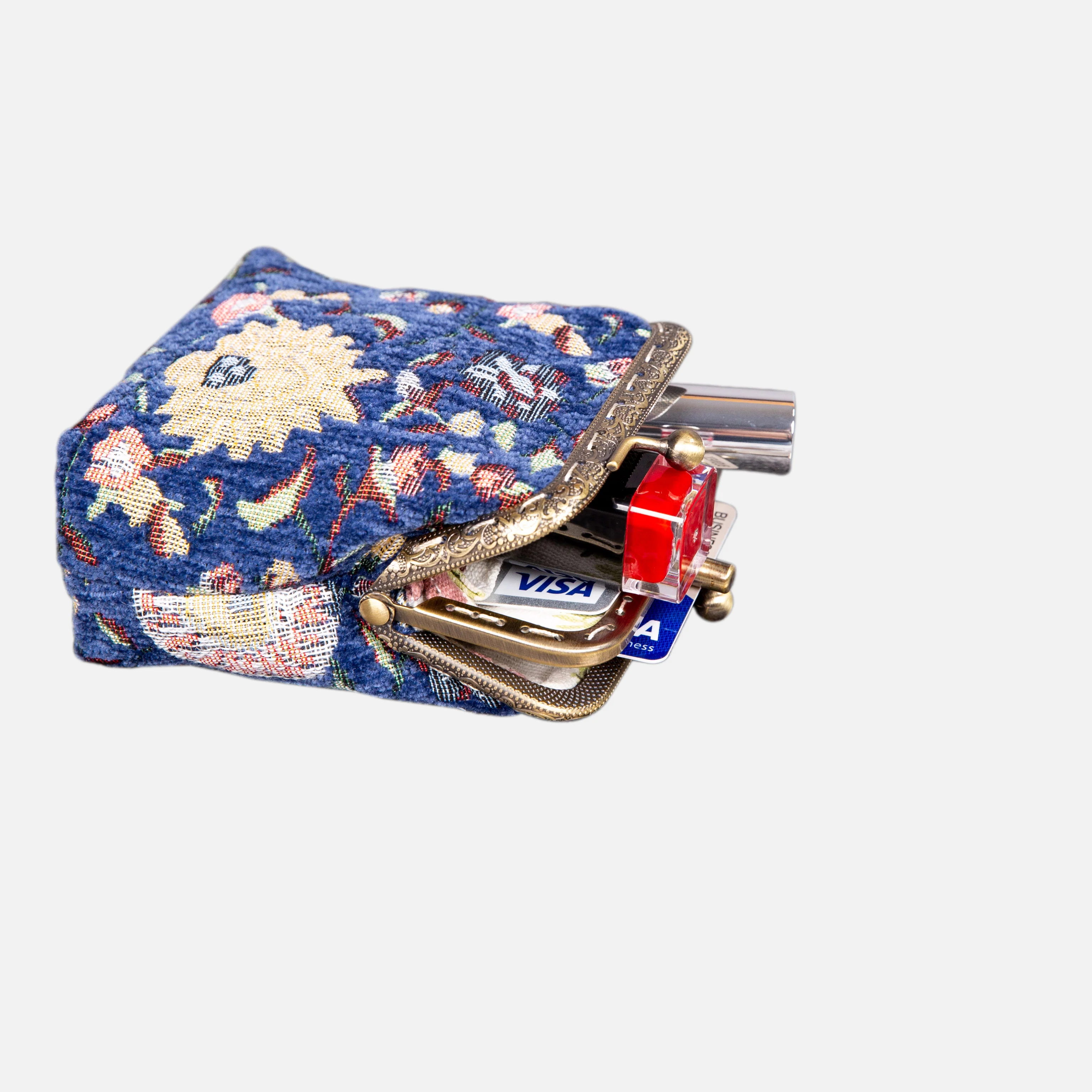 Oriental Pattern Series Double Kiss Clasp Coin Purse - Image 10