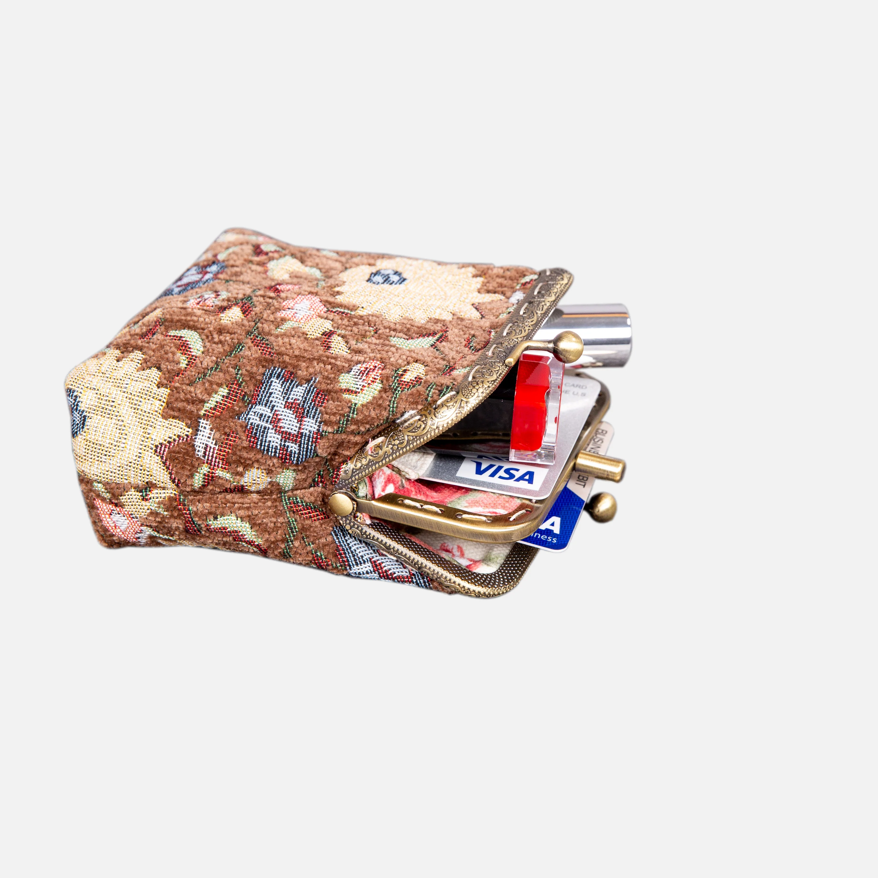 Oriental Pattern Series Double Kiss Clasp Coin Purse - Image 11
