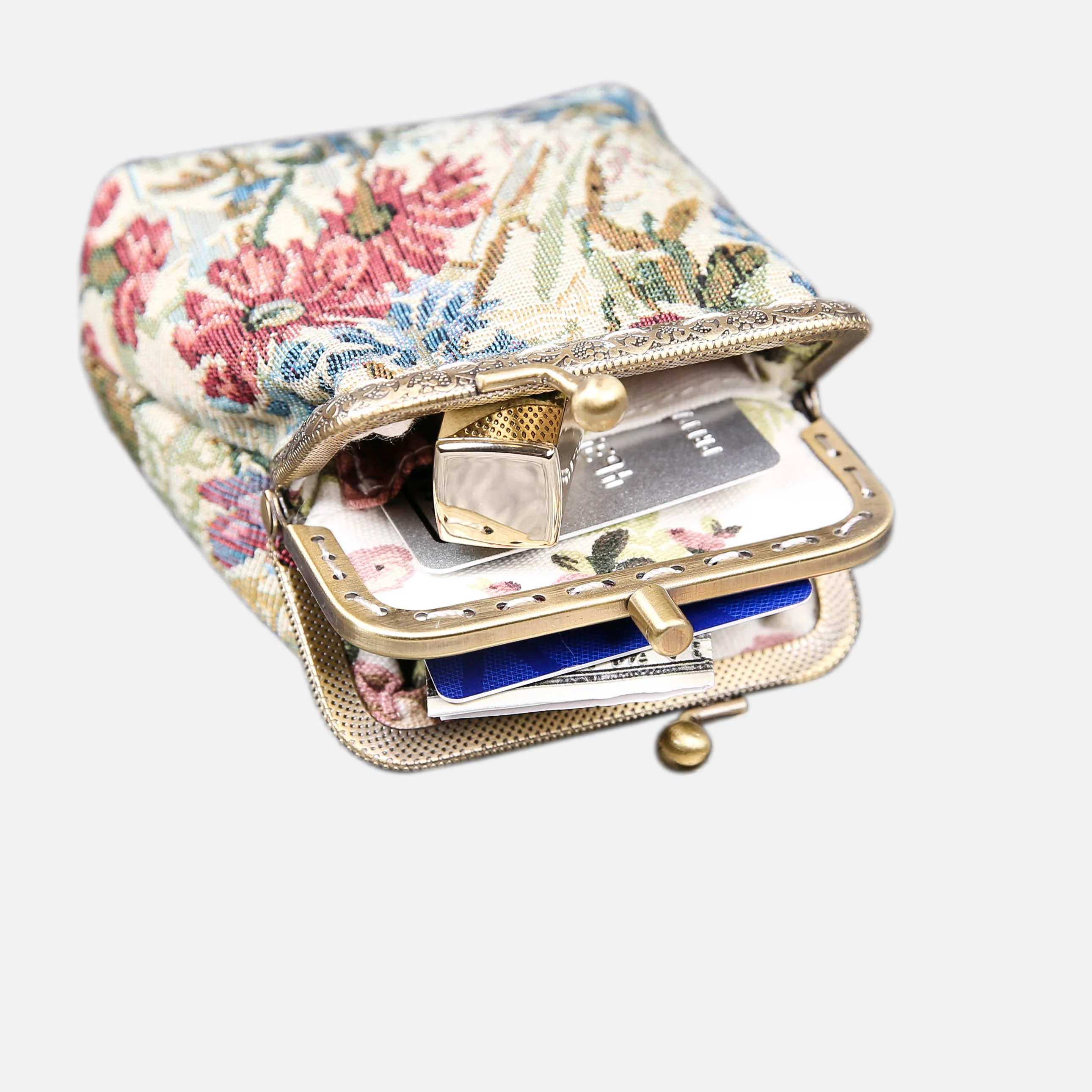 Spring Valley Double Kiss Clasp Coin Purse - Image 5