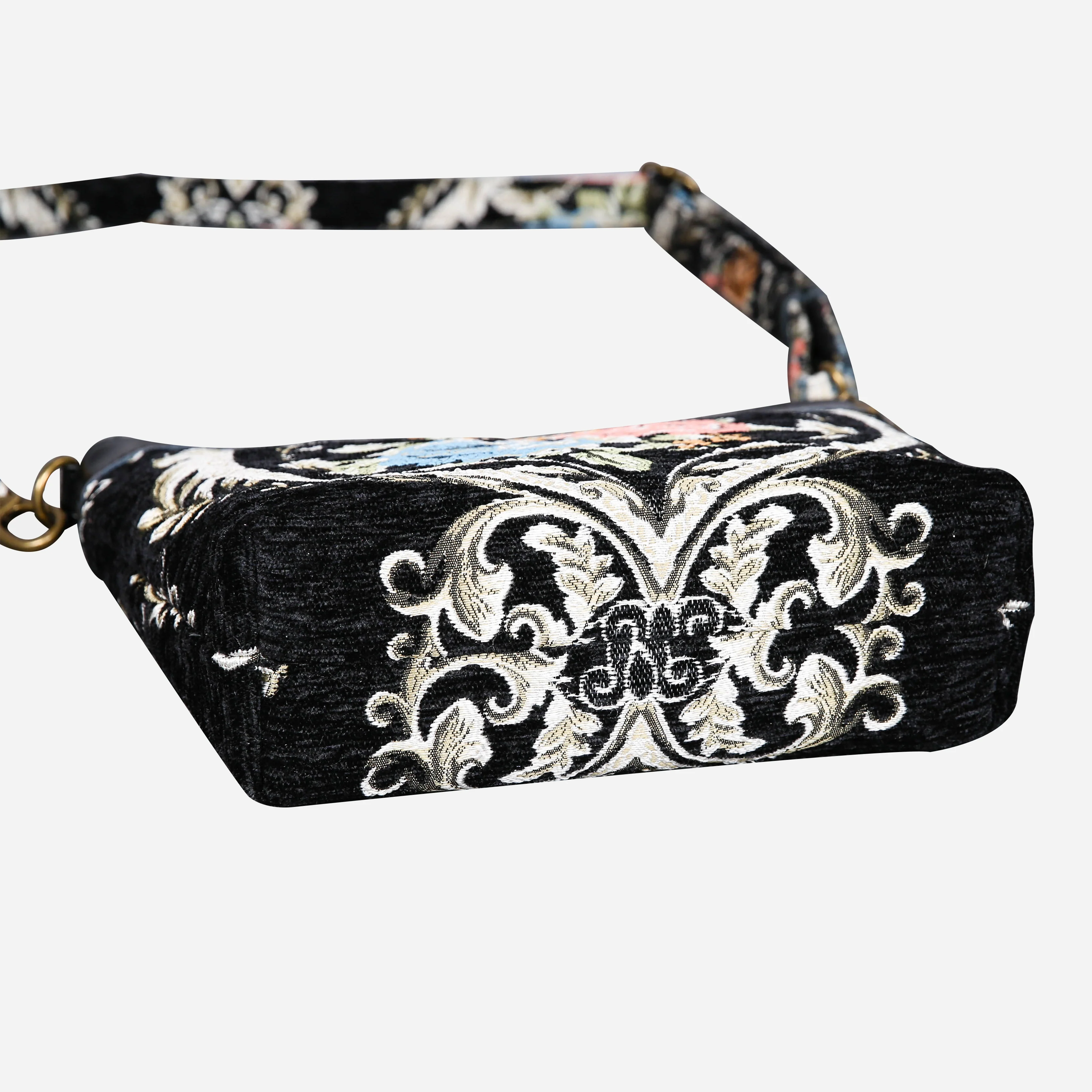 Eternal Elegance Black Butterfly Crossbody Bag - Image 4