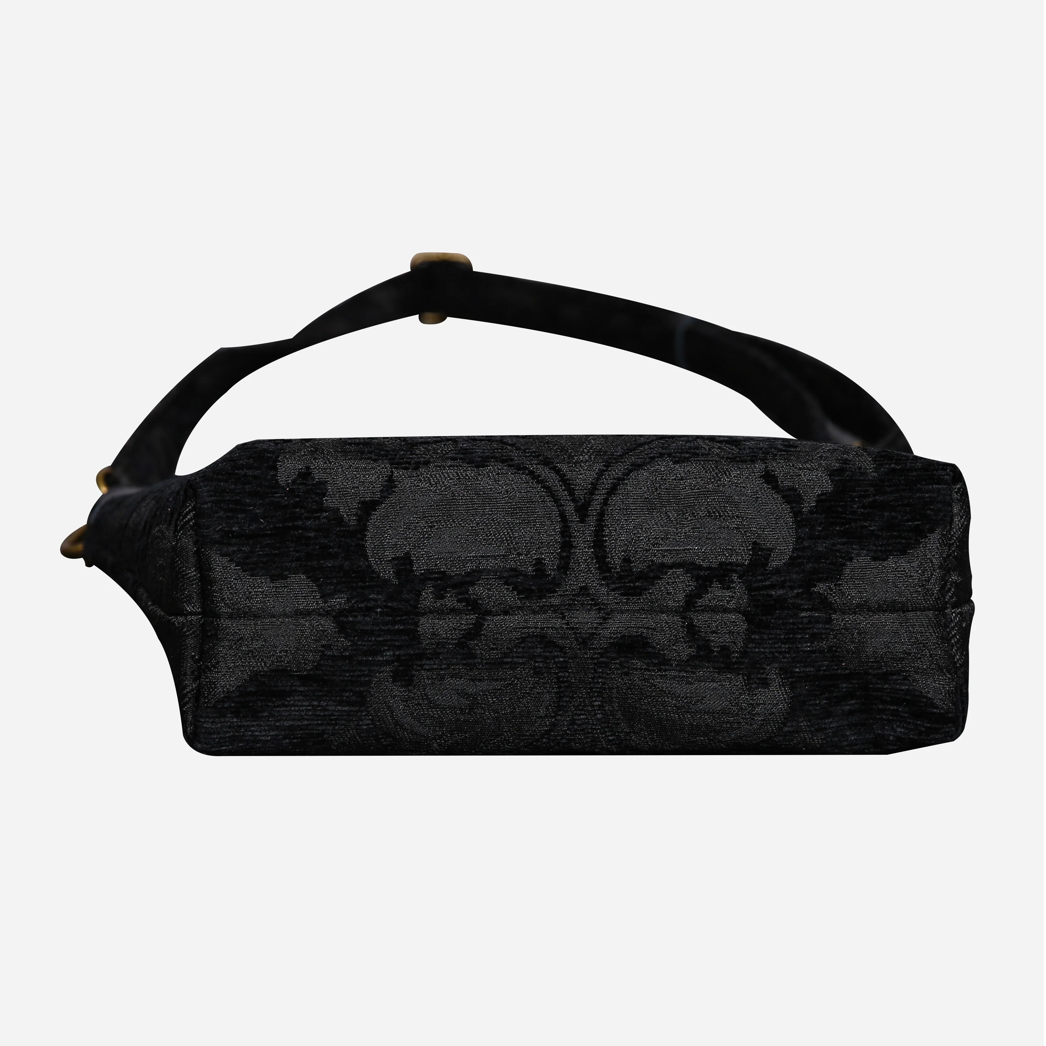 Victorian Blossom Black/Black Butterfly Crossbody Bag - Image 4