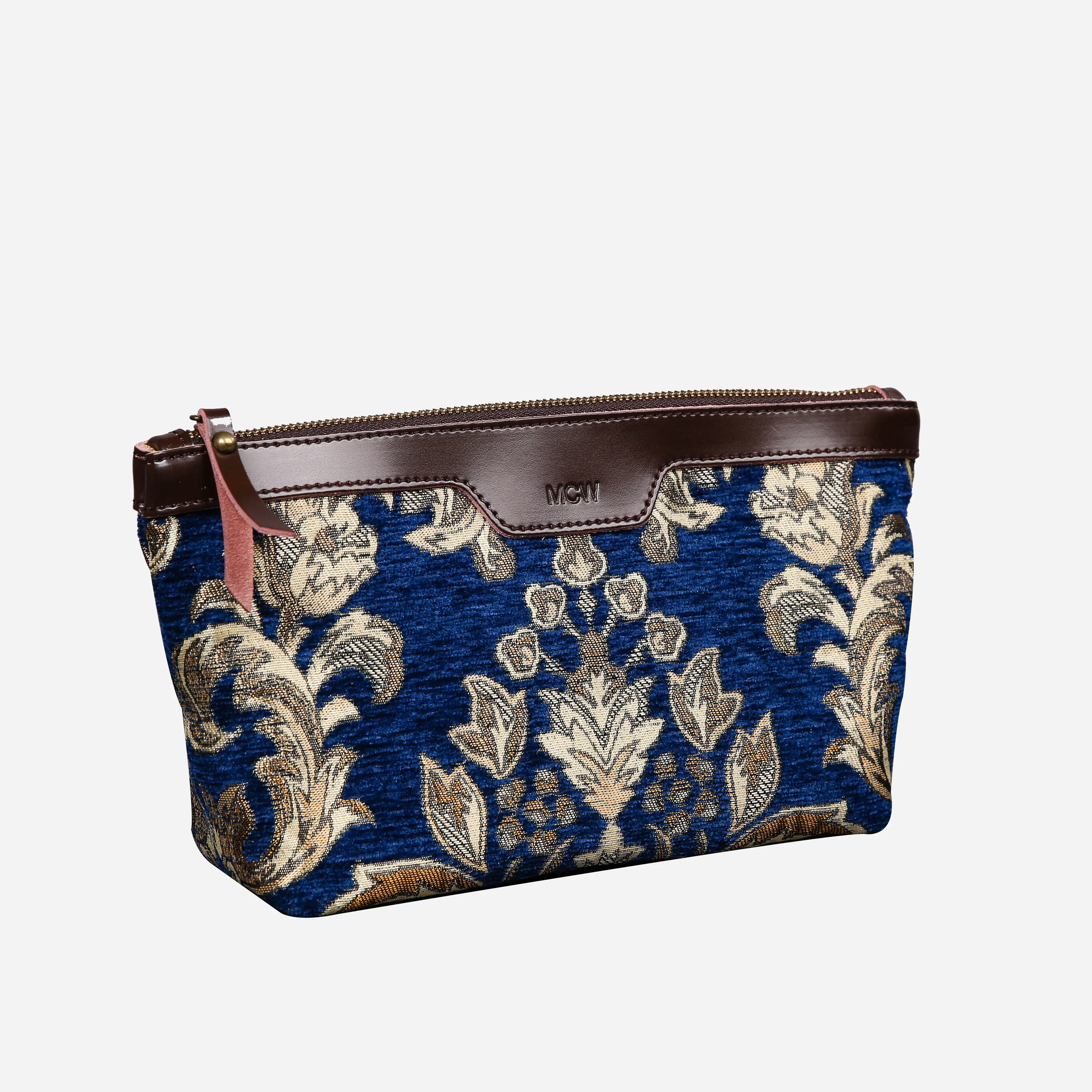 Blossom BLUE-GOLD Carpet Makeup Bag - Image 3