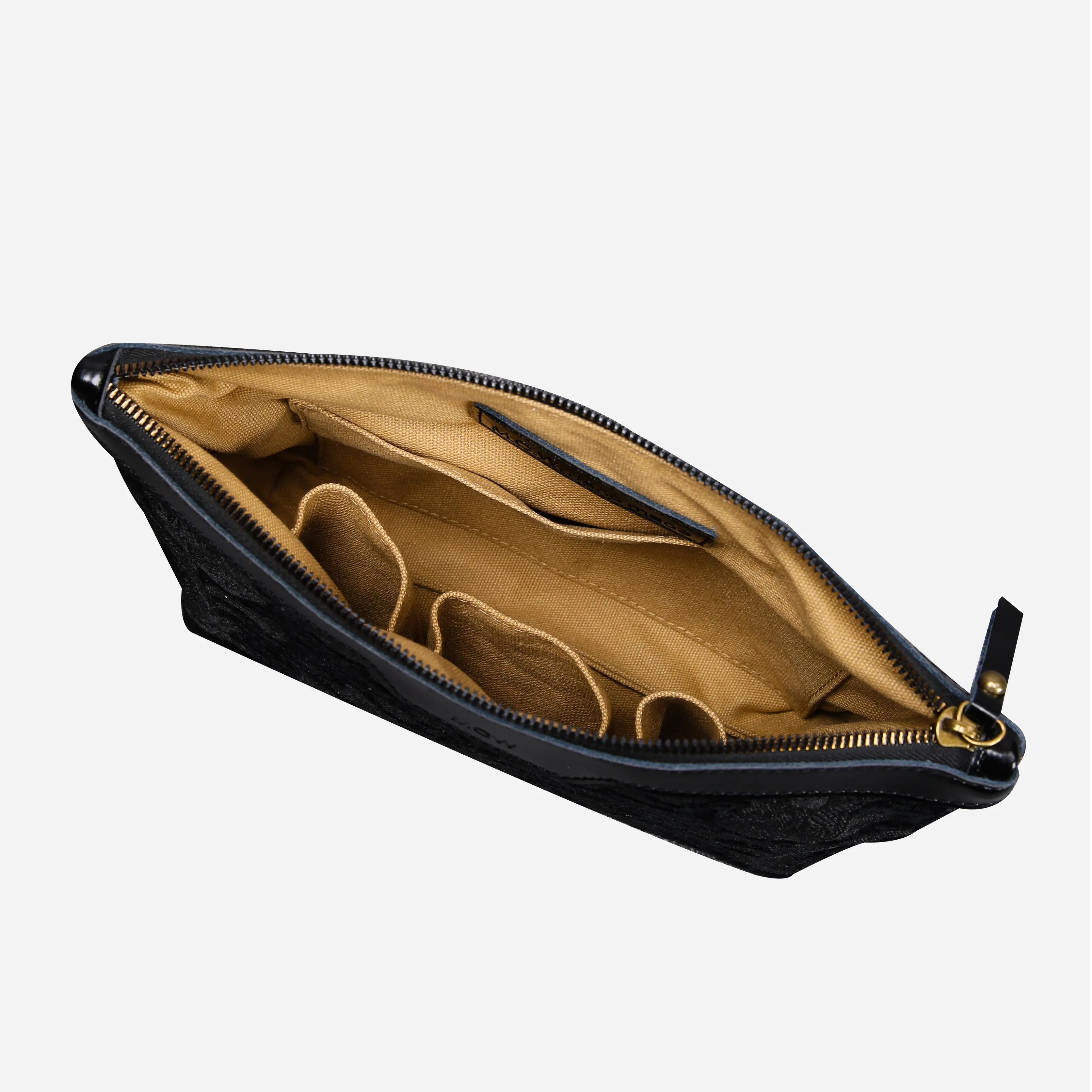 Victorian Blossom Black/Black Carpet Makeup Bag - Image 7