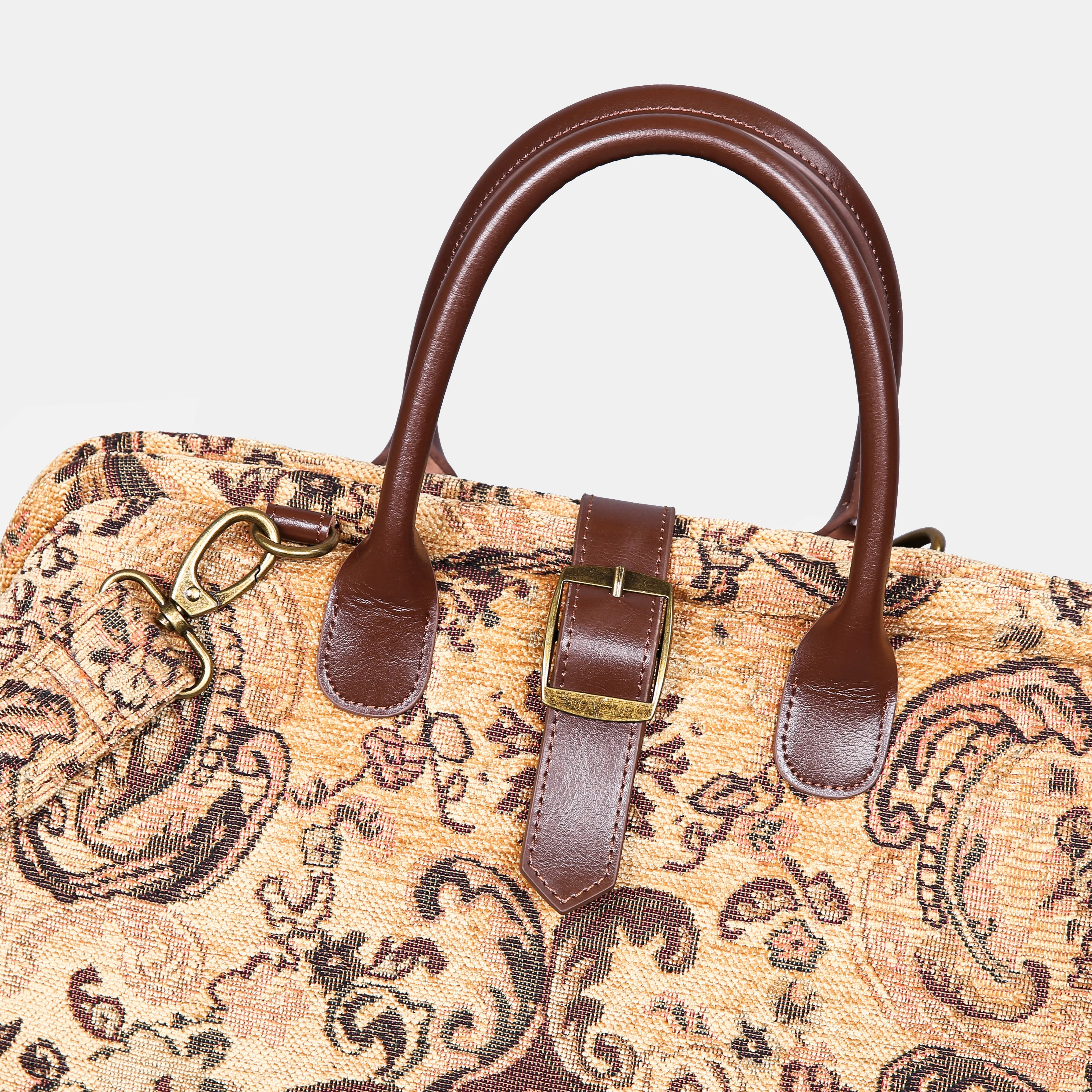 Vintage Paisley Mary Poppins Weekender - Image 7