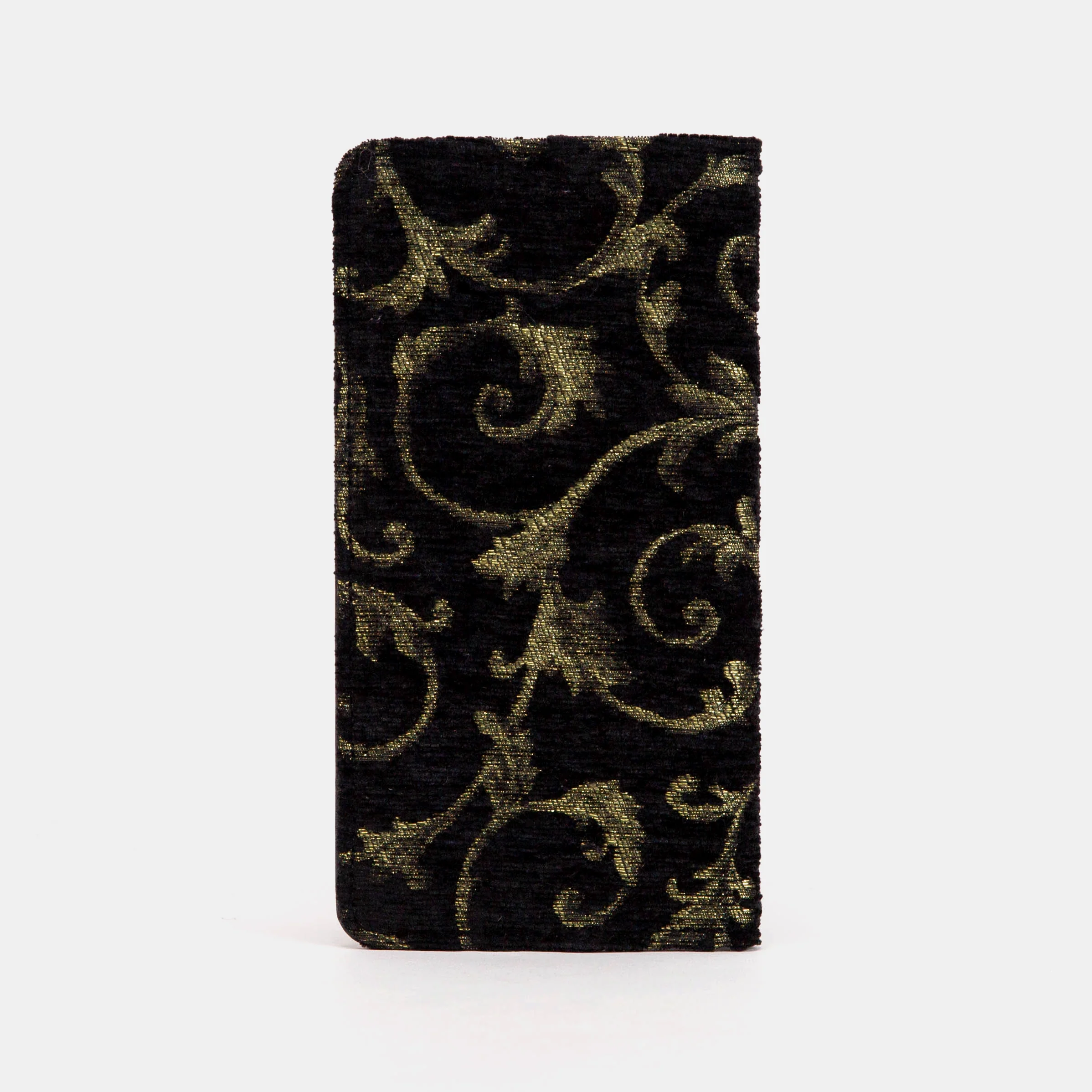 Vintage Scroll Black/D. Green Checkbook Cover - Image 6