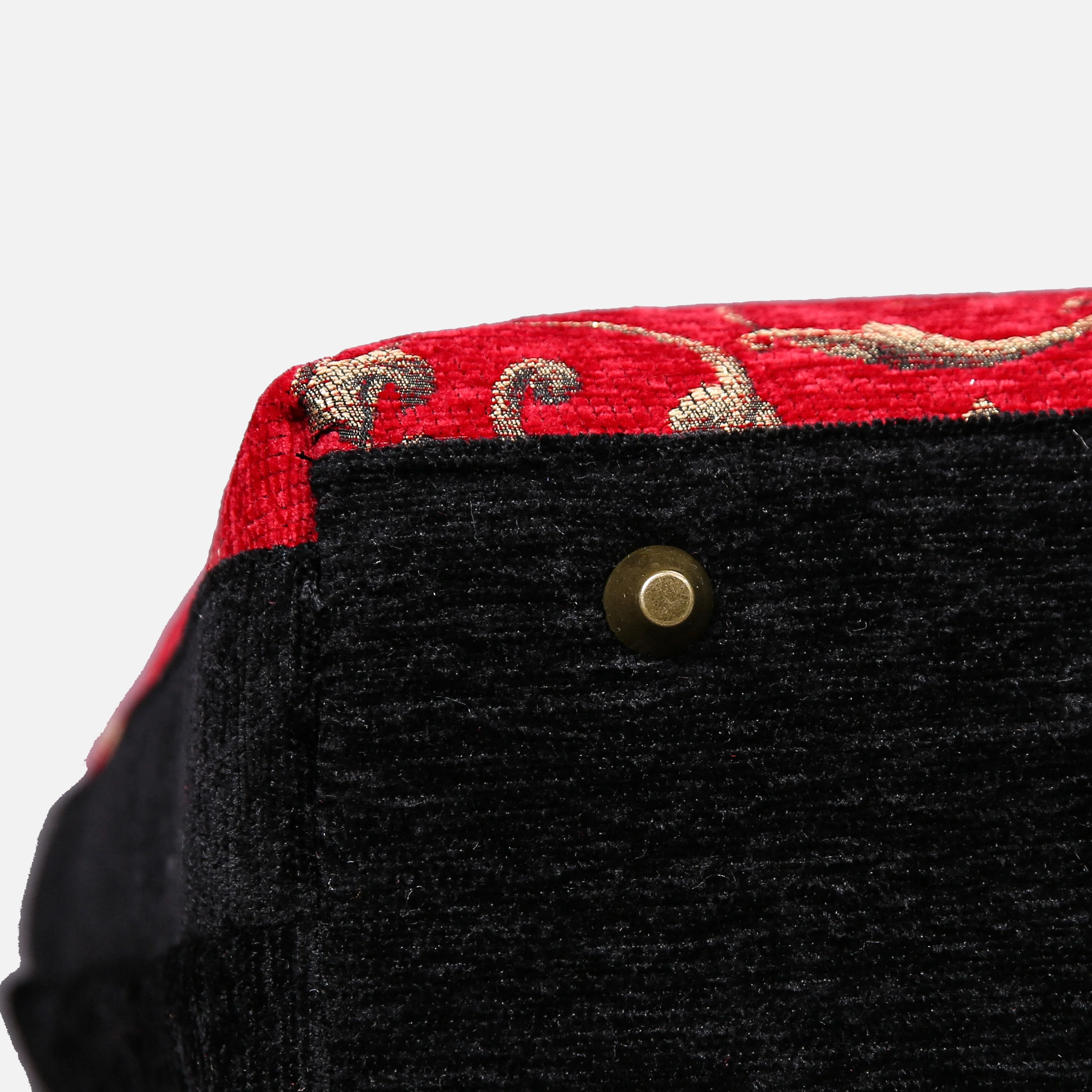 Vintage Scroll Red Laptop Work Bag - Image 8