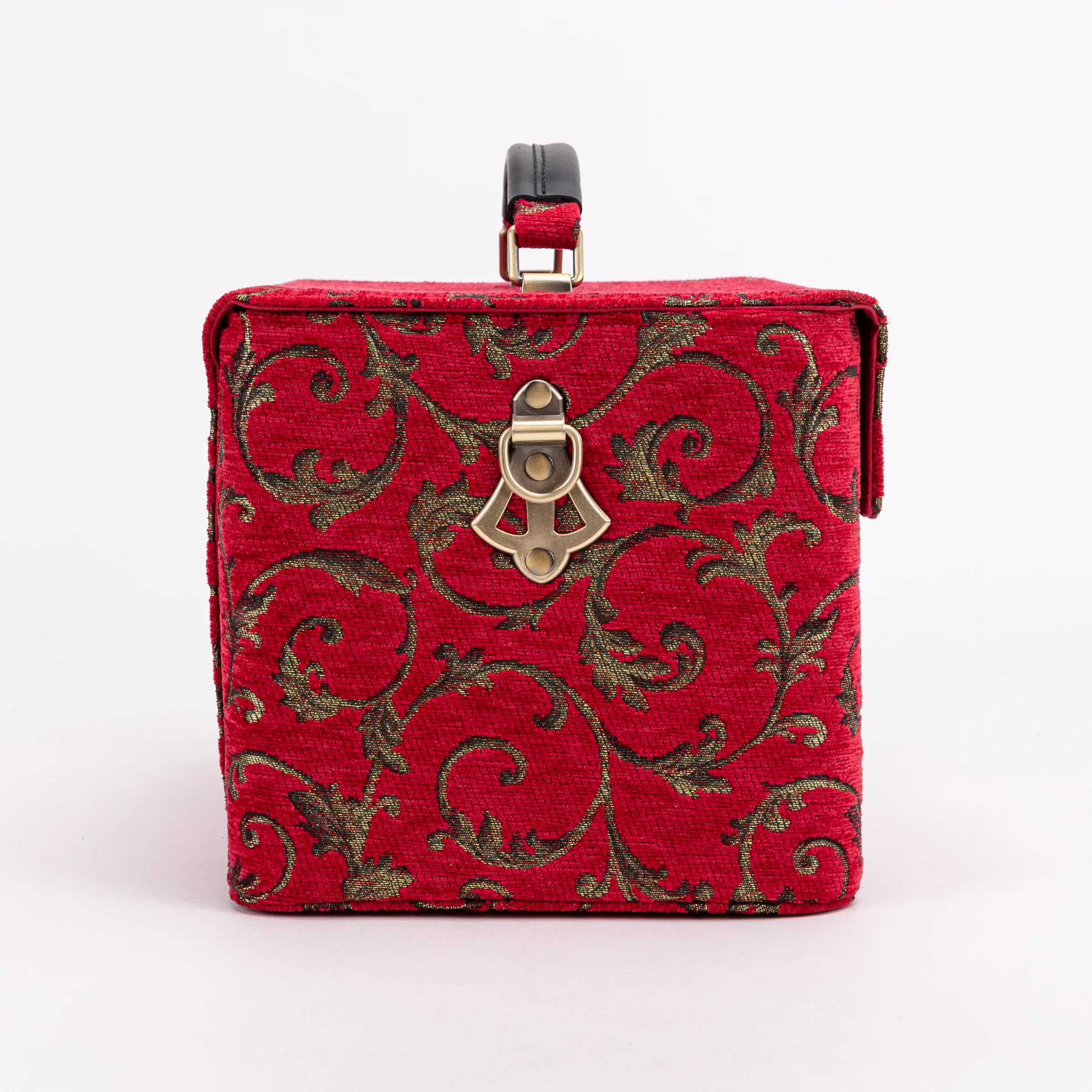 Vintage Scroll Red Josephine Large Train Case - Image 6