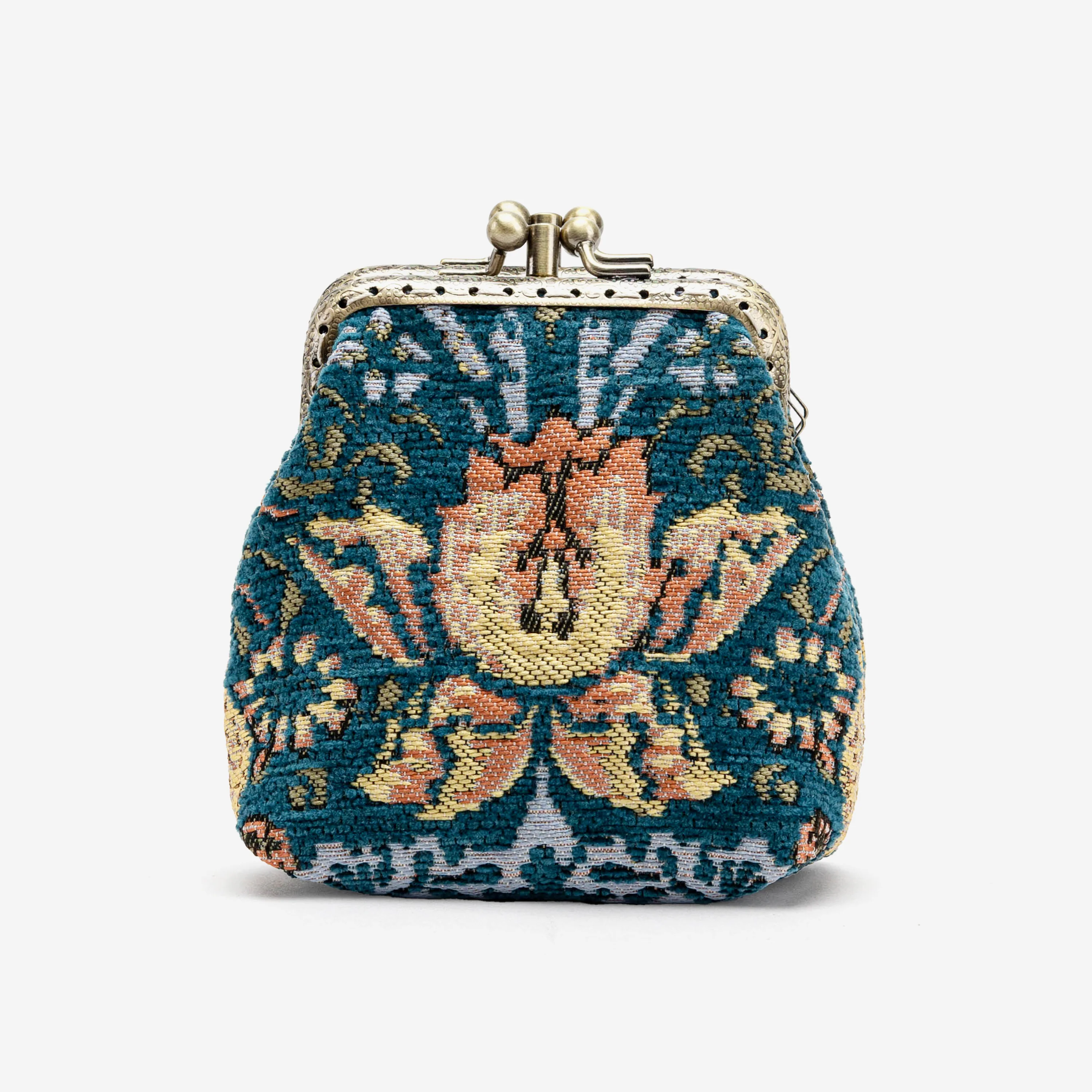 William Morris Strawberry Thief Double Kiss Clasp Coin Purse - Image 2