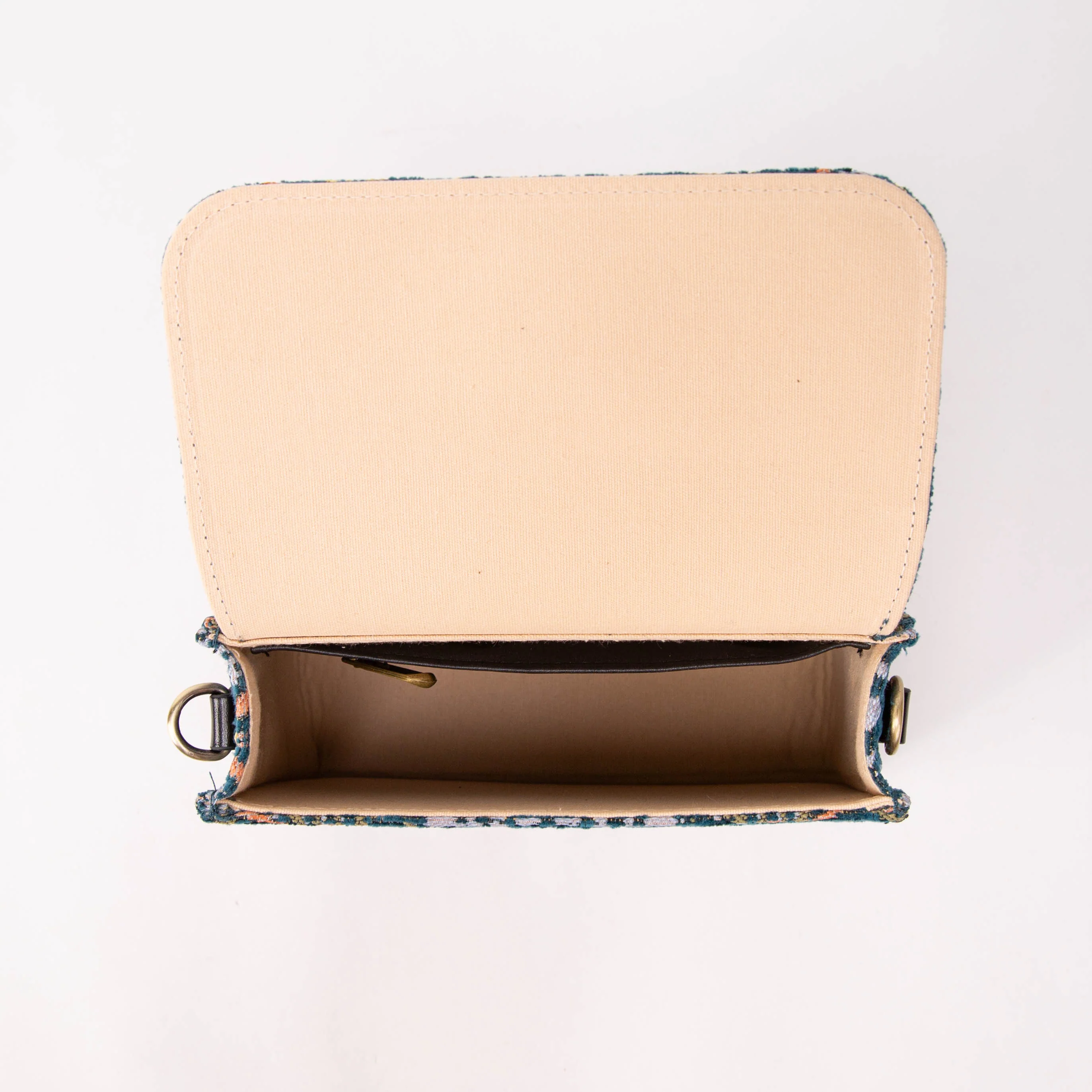 William Morris Strawberry Thief Flap Crossbody Bag - Image 5