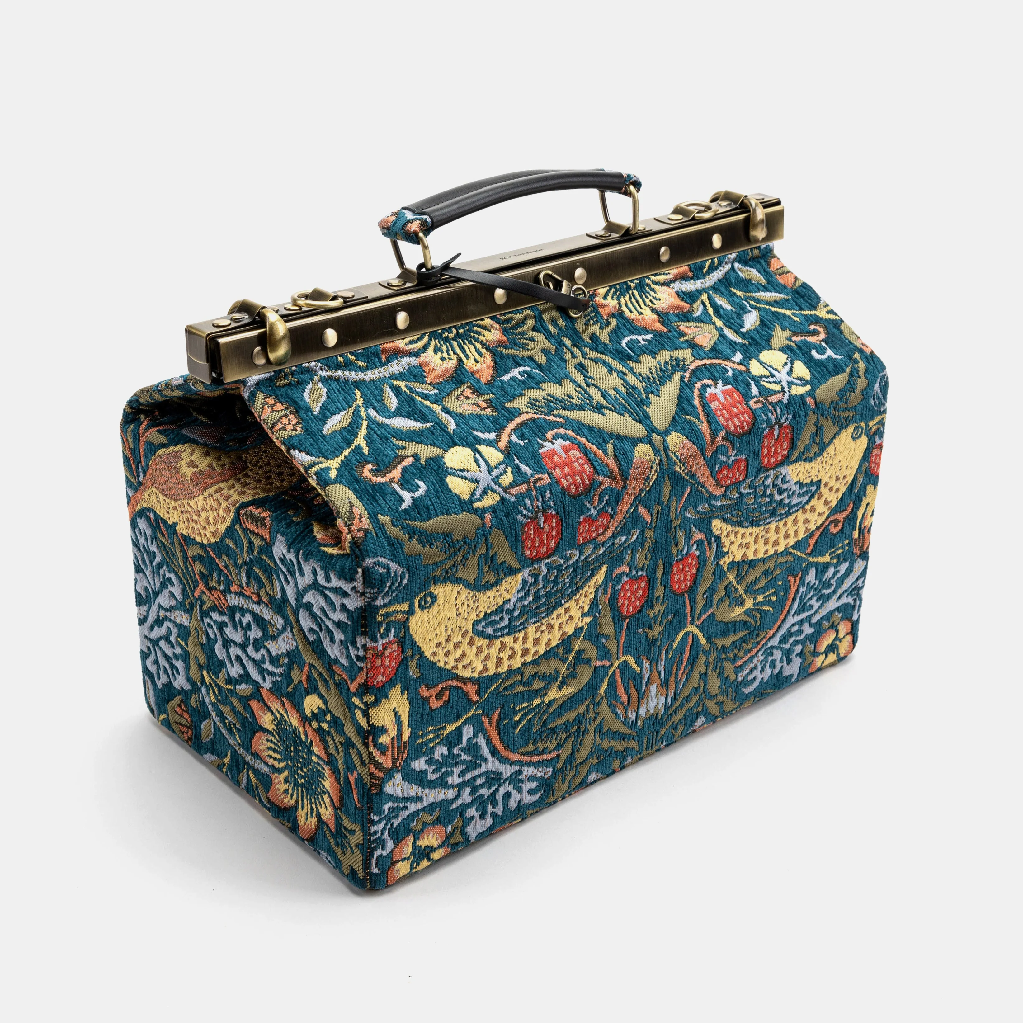William Morris Strawberry Thief Genevieve Carpet Gladstone Bag - Image 3