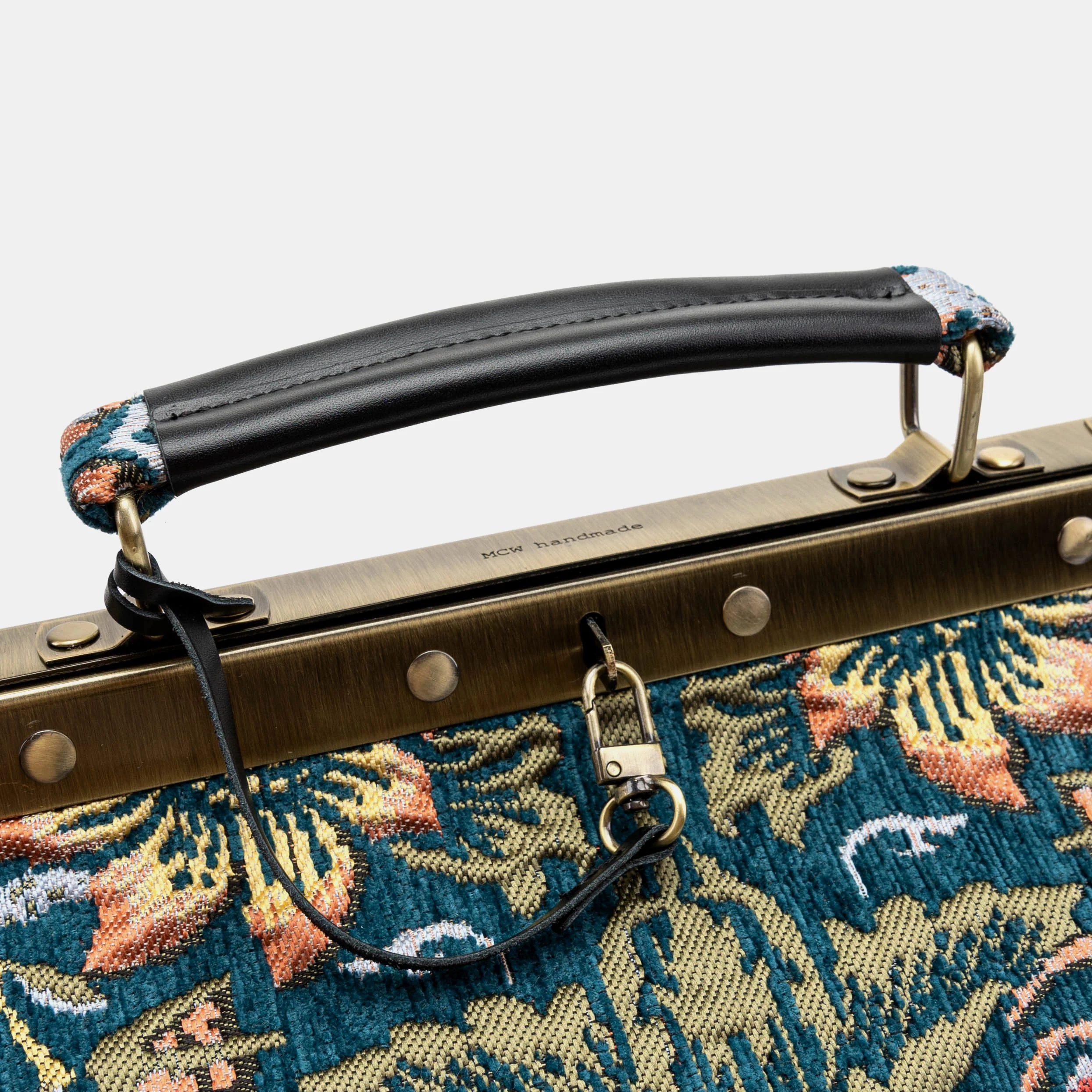 William Morris Strawberry Thief Genevieve Carpet Gladstone Bag - Image 4