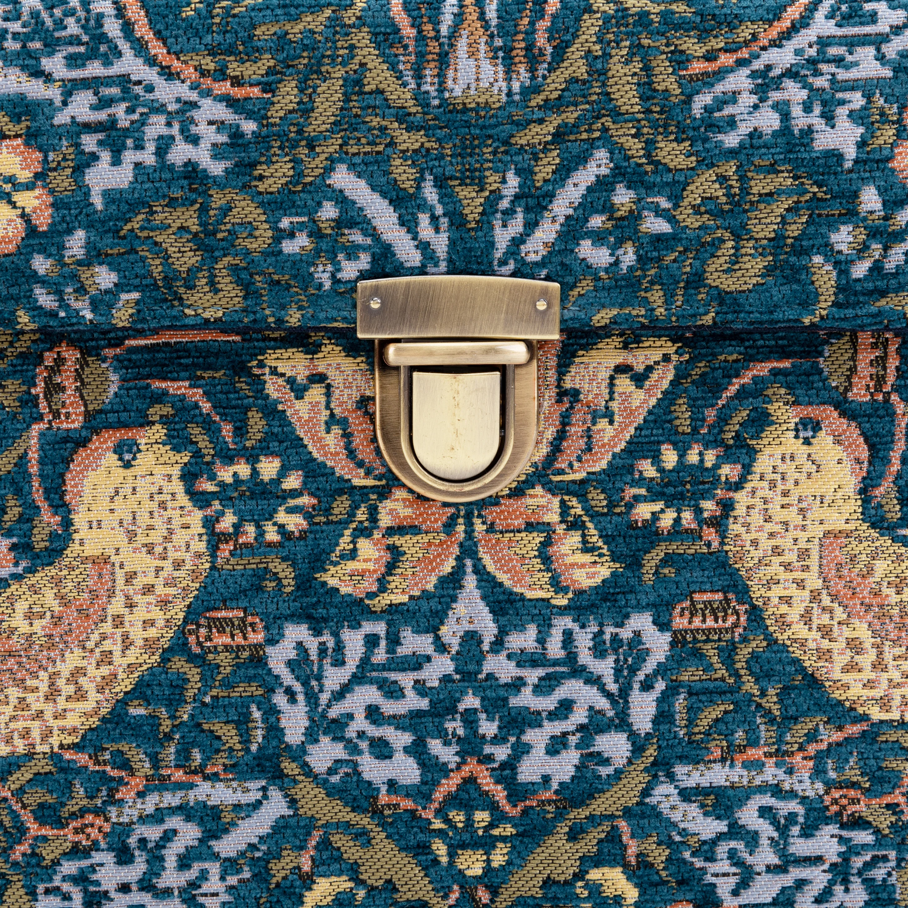 William Morris Strawberry Thief Josephine Large Train Case - Image 9